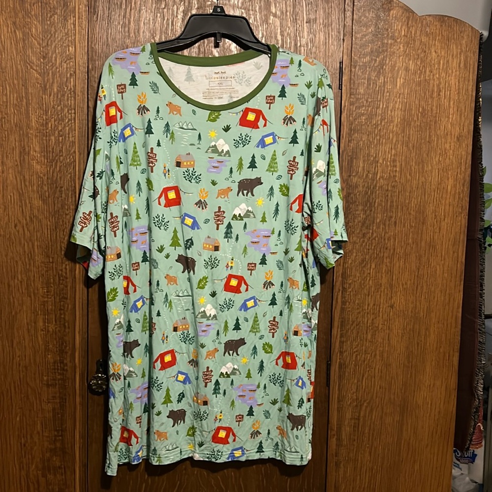 Little Sleepies Happy Camper men’s short sleeve shirt